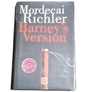 Vintage Hardcover Book Barney's Version Mordecai Richler Alfred A. Knopf 1997